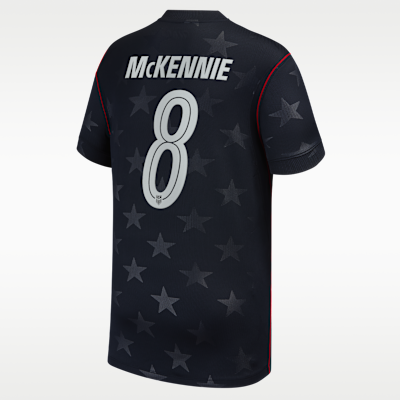 Weston McKennie USMNT 2026 Stadium Away Big Kid' Nike Dri-FIT